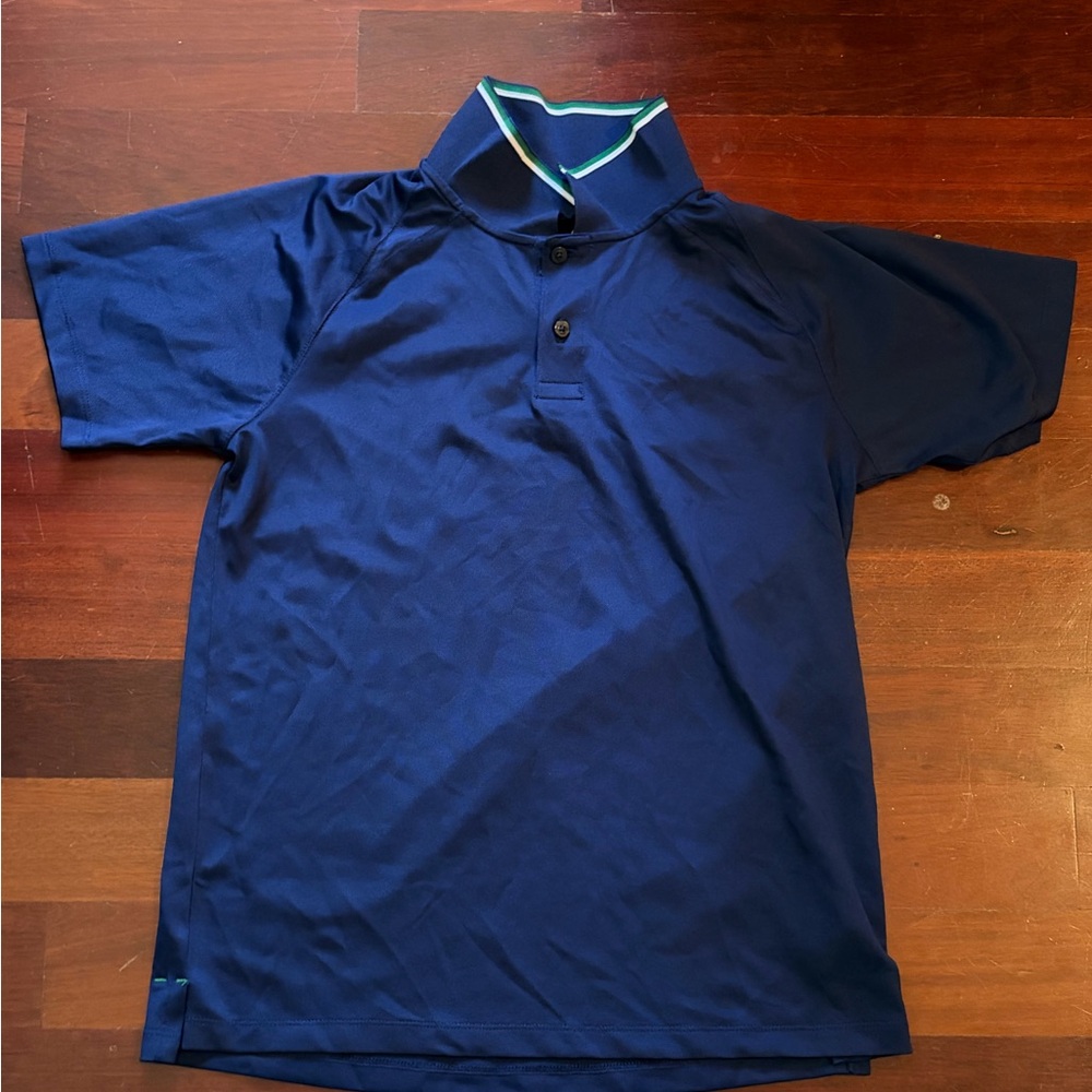 Navy Blue Polo Shirt crew cuts size 12-14